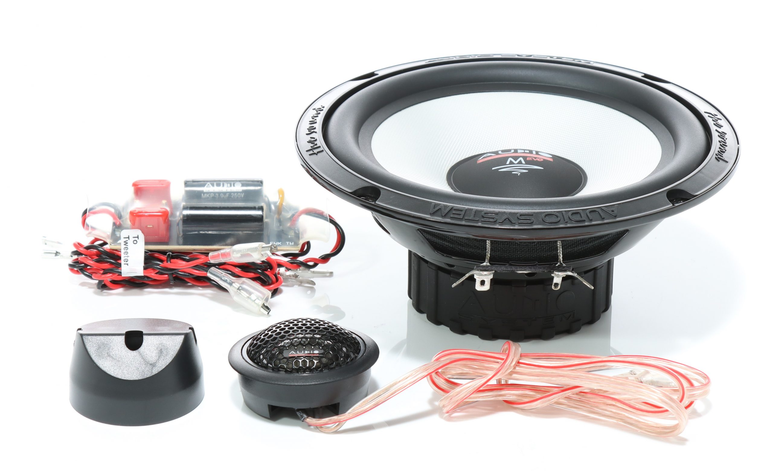 Monsteraudio - Audio System HX-130 SQ EVO2 13cm 2-Wege Komponenten  Lautsprecher 130mm 260 Watt Radion HX130SQ EVO 2